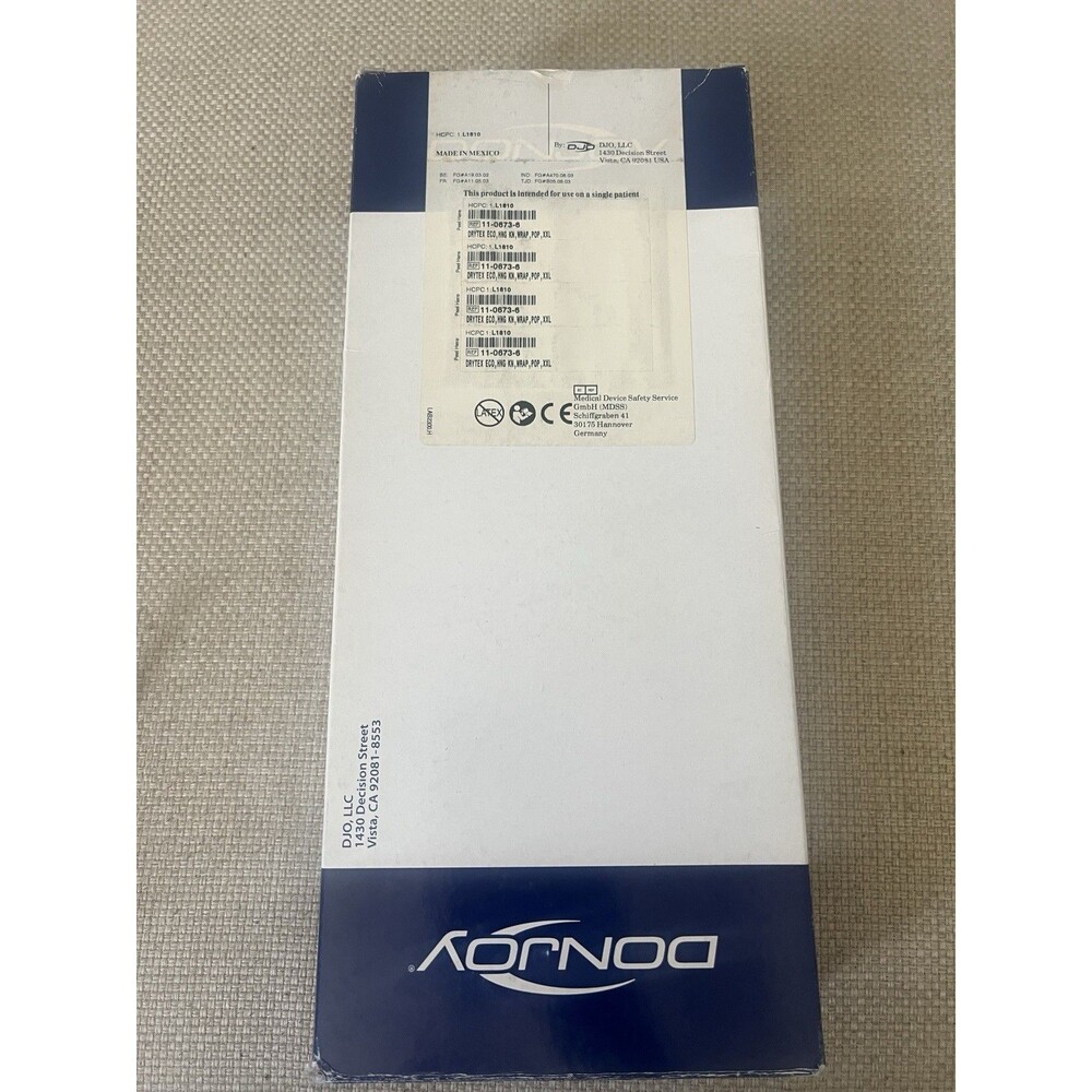 Donjoy Drytex Eco. Hinged Knee Wrap NOB 11-0673-6 XXL